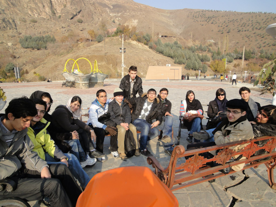 همراه دانشجویان ۹۱ی کامپیوتر در بام تهران